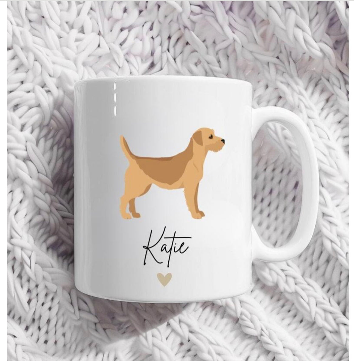 Personalised Border Terrier mug - Dog lover gifts