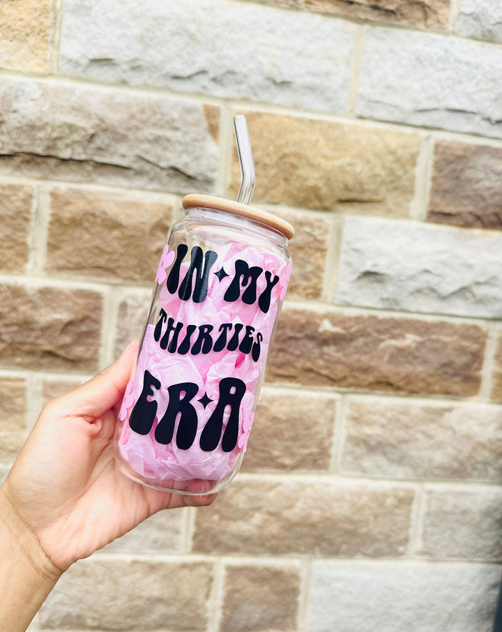 In my thirties era glass tumbler