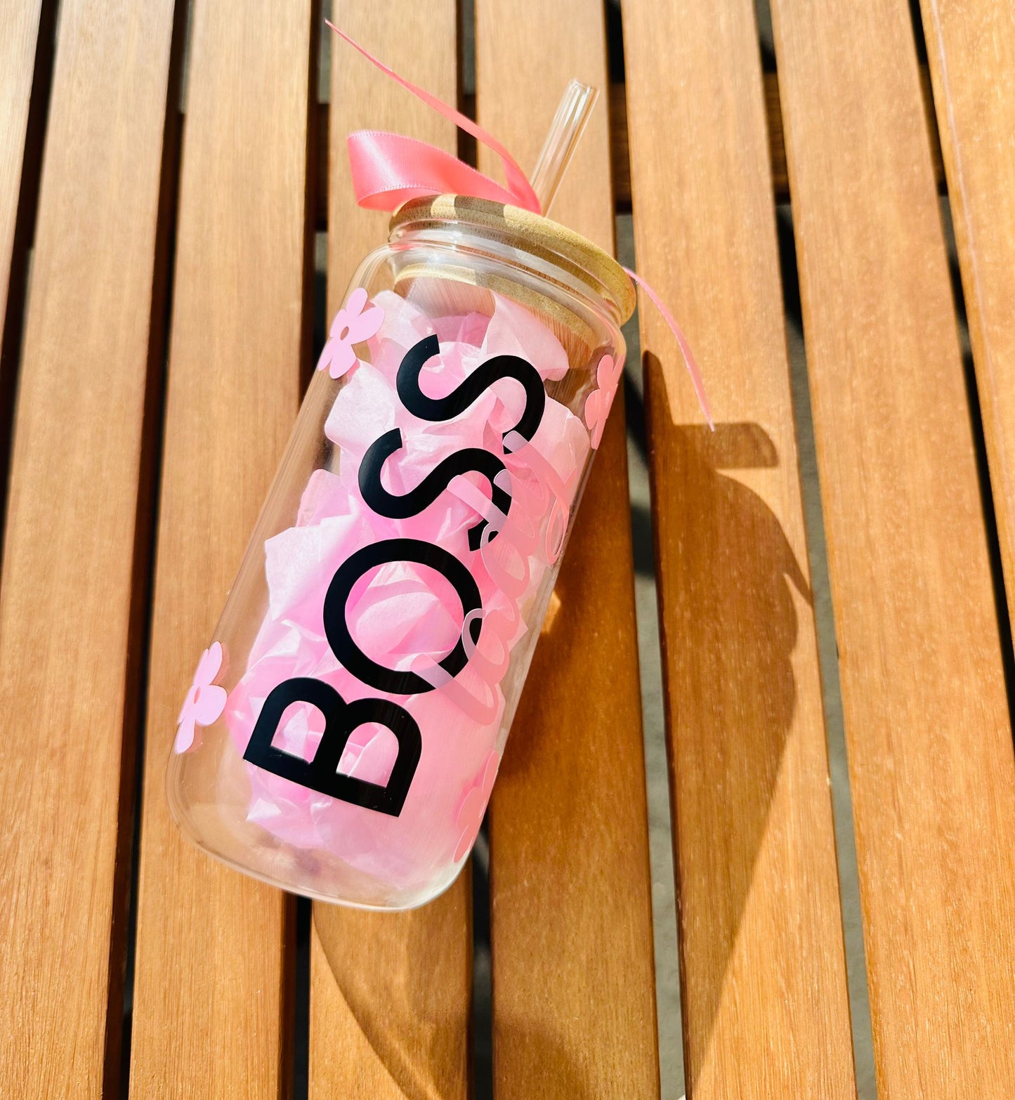 Boss Lady Glass Tumbler