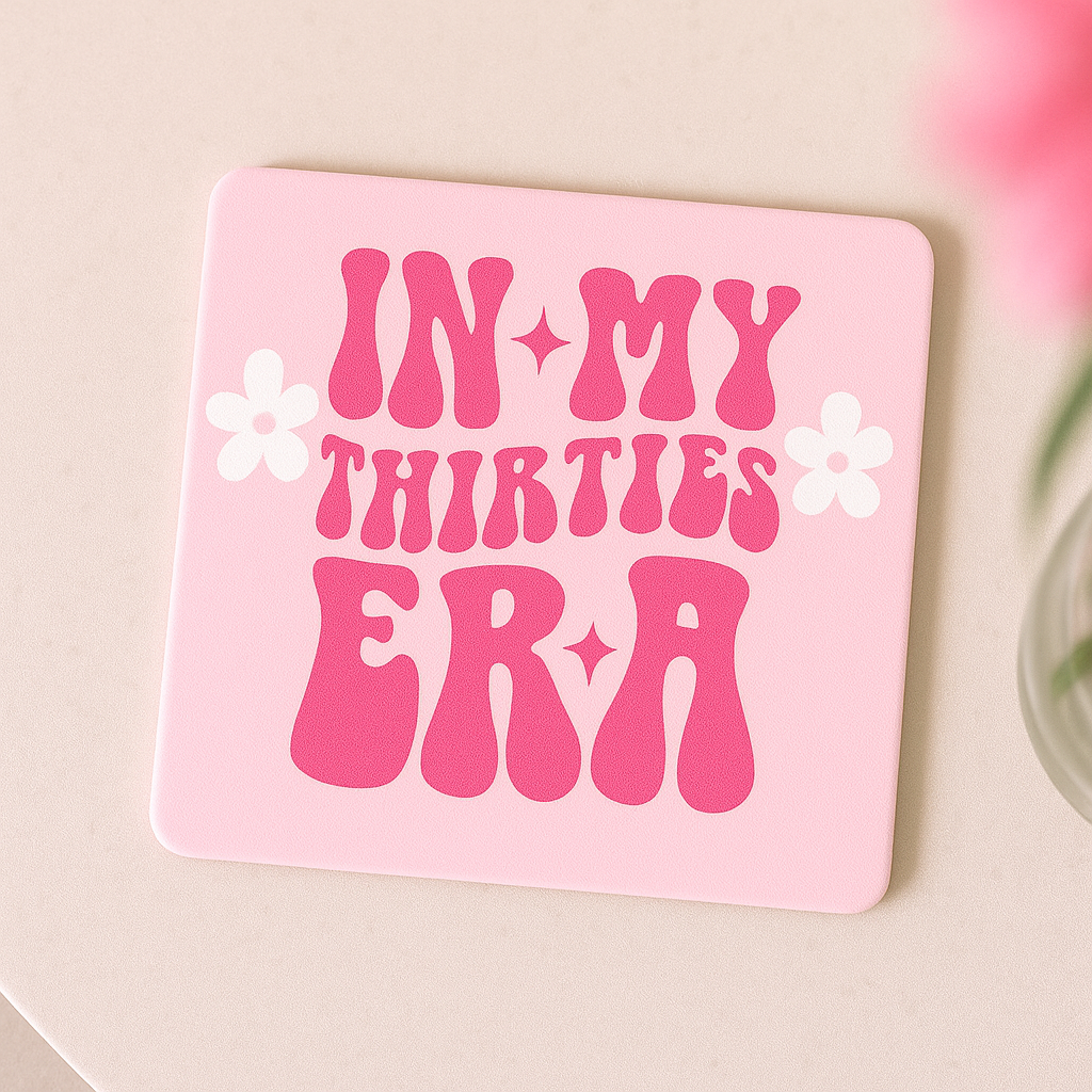 In My Thirties Era Glass Mug - Perfect 30th Birthday Gift - LIMITED STOCK
