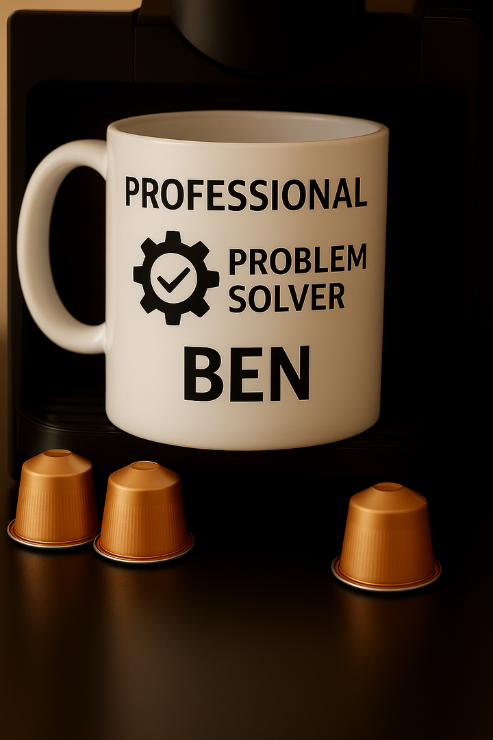 Professional Problem Solver Mug | Career Gift | Office Motivation | Corporate present