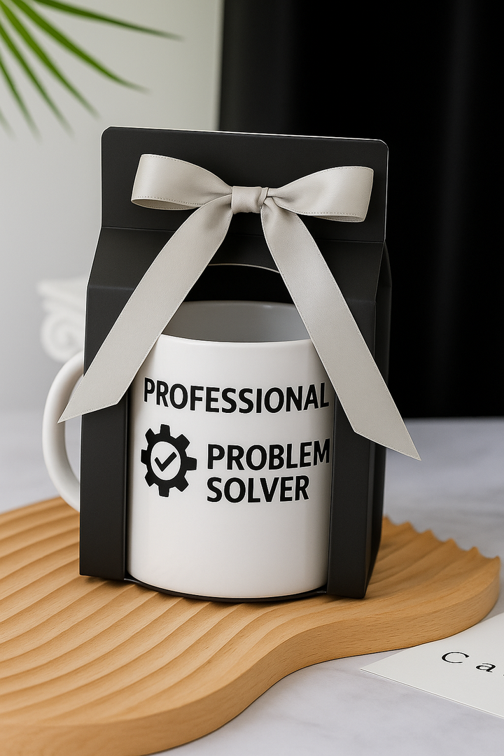 Professional Problem Solver Mug | Career Gift | Office Motivation | Corporate present