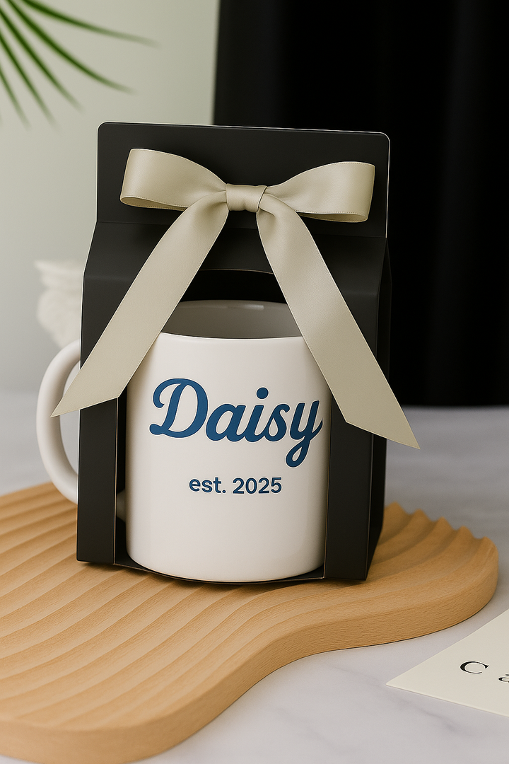 Custom Company Logo Mug | Corporate Branding | Business Promotional Drinkware | Personalised Office Gift