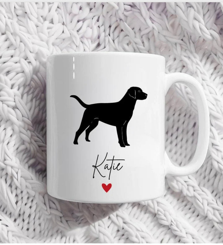 Personalised Black Labrador mug - Labrador gifts