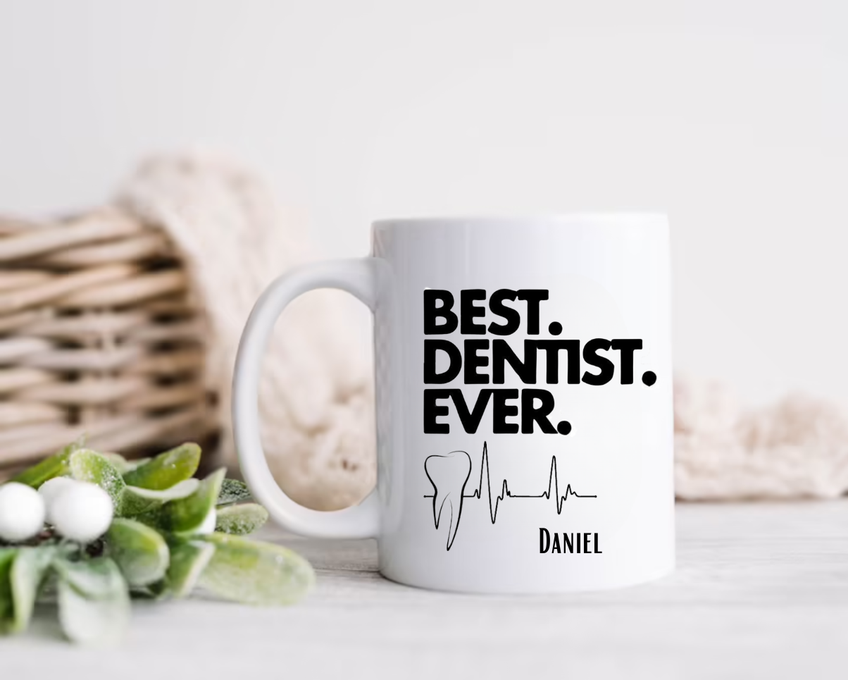 Personalised Best Dentist Ever Mug