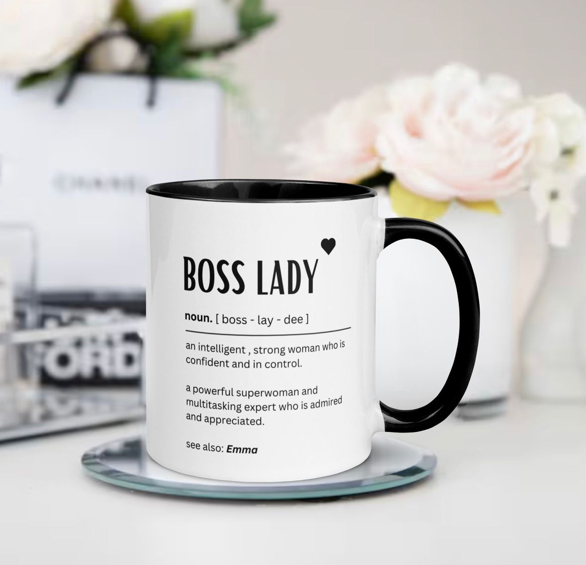 Personalised Boss Lady Mug