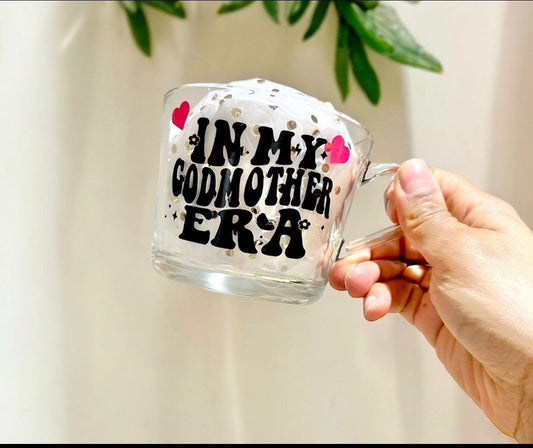 In my godmother era glass mug - Godmother proposal gift