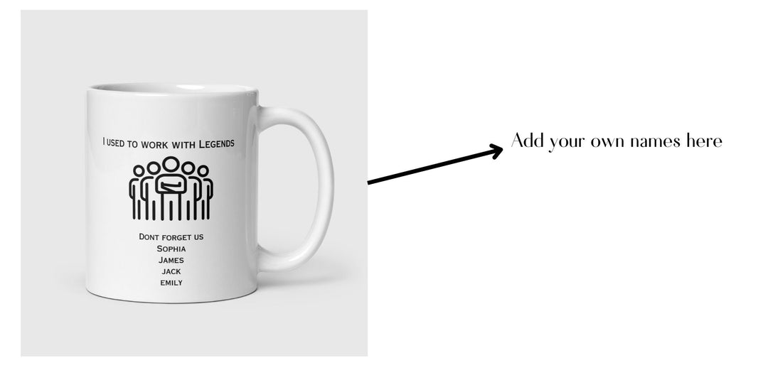 Double sided personalised leaving mug-Leaving gift work colleague- leaving gift-leaving present-leavings gifts for friends-Boss leaving gift