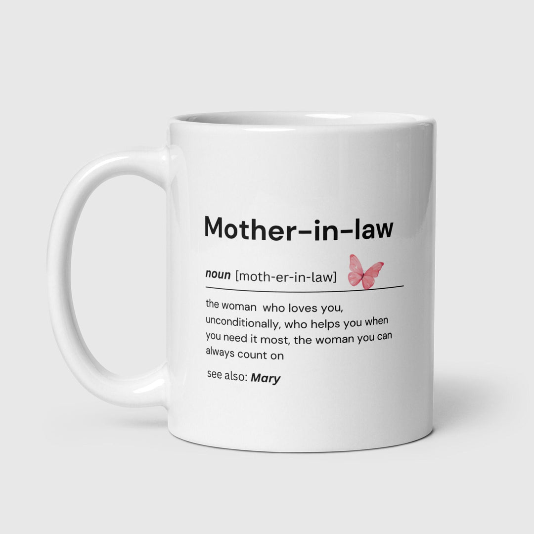 Personalised Mother in Law Gift-Presents for her-Future mother in law gift-Coffee mug-Birthday gifts-Gifts for special occasions-Thoughtful