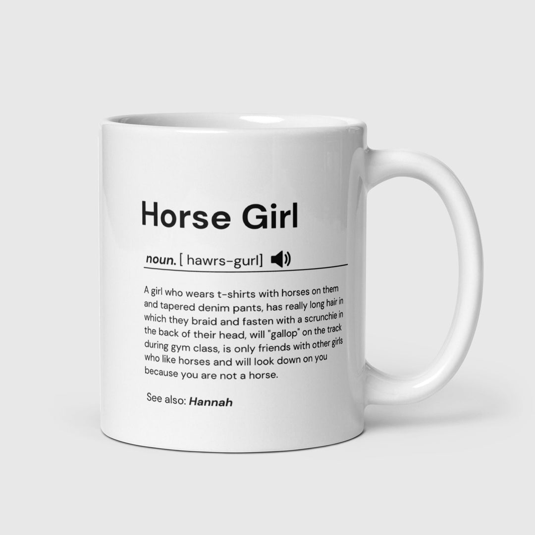 Horse gift for a girl-Horse gift for a woman-Horse lover gift ideas-Custom horse mug for her-Personalised gift ideas-Gifts for her