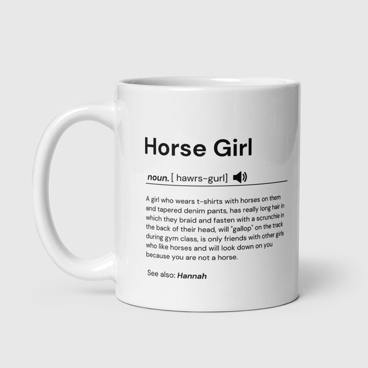 Horse gift for a girl-Horse gift for a woman-Horse lover gift ideas-Custom horse mug for her-Personalised gift ideas-Gifts for her