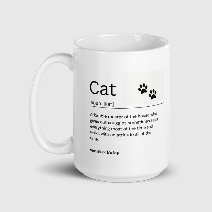 Personalised cat mug for cat lovers-Customise with cat or cats names-Funny cat mug-Cat mum-Cat dad-Coffee tea mug-Custom name mug