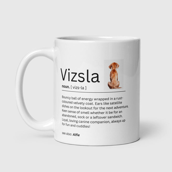 Vizsla personalised definition mug-Hungarian Vizsla-Gift for dog lovers-Gift for dog parents-Vizsla owner gifts-Vizsla mum and dad-