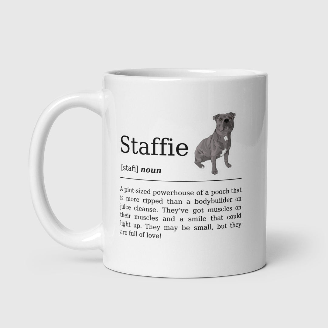 Personalised Staffordshire Bull Terrier Mug-Staffy dad-Staff mum-Dog and owner gift- Dog lover gifts-High quality mug-Birthday gift