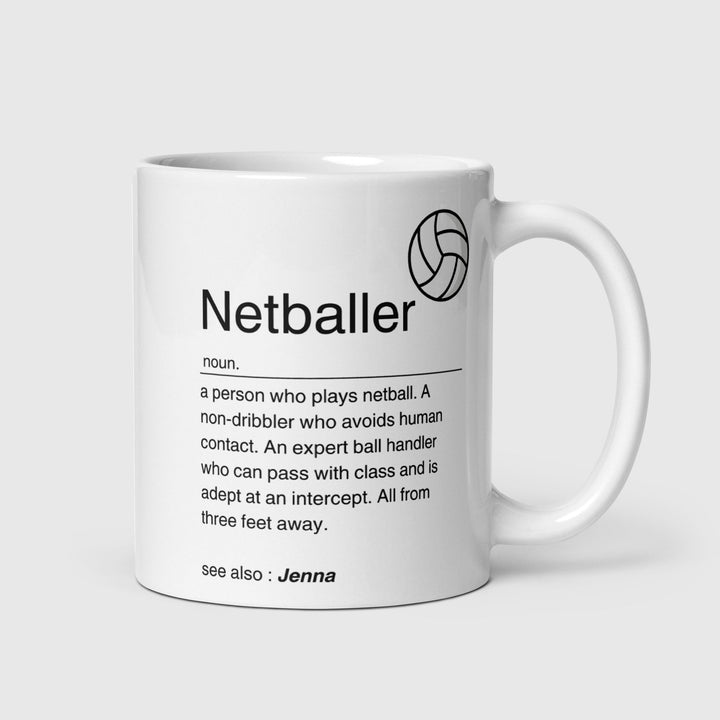 Netball personalised gifts-Netball presents-Netball lover gifts-Netball fan gifts-Kelham Treasures-Unique gifts-Sentimental gifts