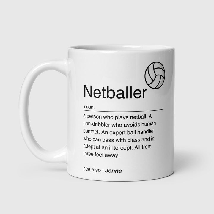 Netball personalised gifts-Netball presents-Netball lover gifts-Netball fan gifts-Kelham Treasures-Unique gifts-Sentimental gifts