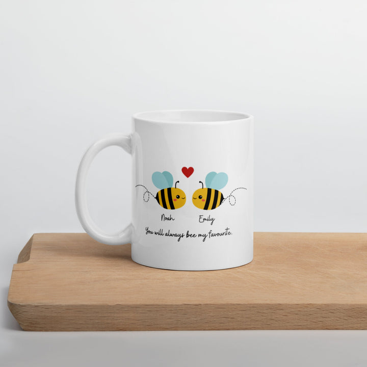 Cute couples mug - Valentines day present - Girlfriend gift - Novelty tea cup - Mug for boyfriend - Custom heart mug - I love you gifts