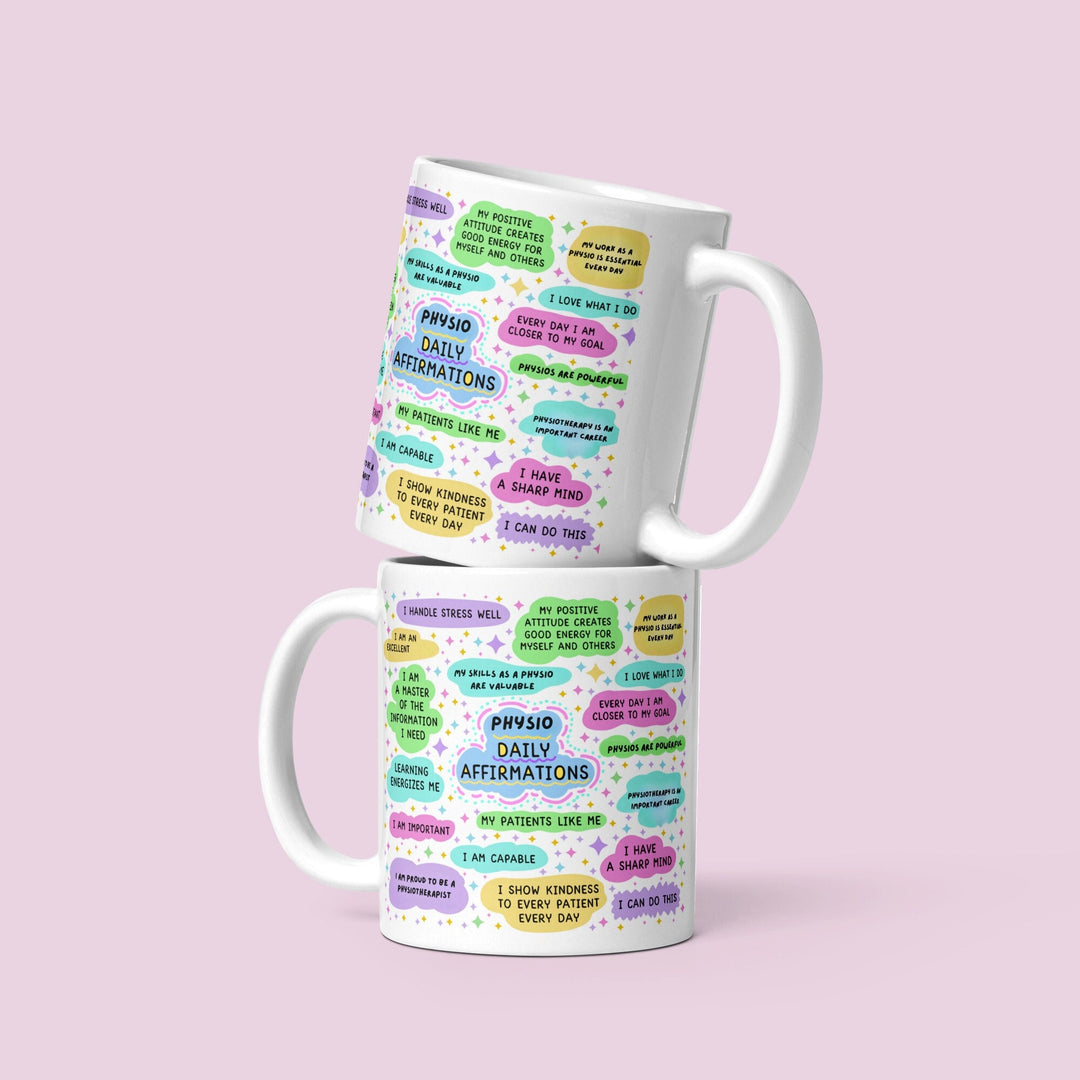 Physiotherapist gift - Positive affirmation physio mug - Physiotherapist graduation cup - New physio gift - Mentor thank you gift - NHS mug