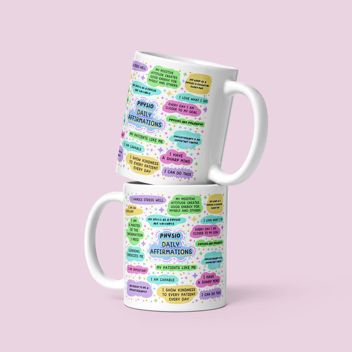 Physiotherapist gift - Positive affirmation physio mug - Physiotherapist graduation cup - New physio gift - Mentor thank you gift - NHS mug
