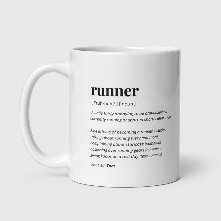 Funny personalised runner gift -Marathon runner--Inspirational gift for runners-Birthday Gift-Christmas gift-Husband Birthday Gift