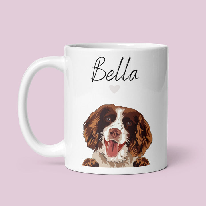 English springer spaniel personalised mug - Spaniel owner gifts for dog owners - Dog breed keepsake - Spaniel mum and dad gift ideas