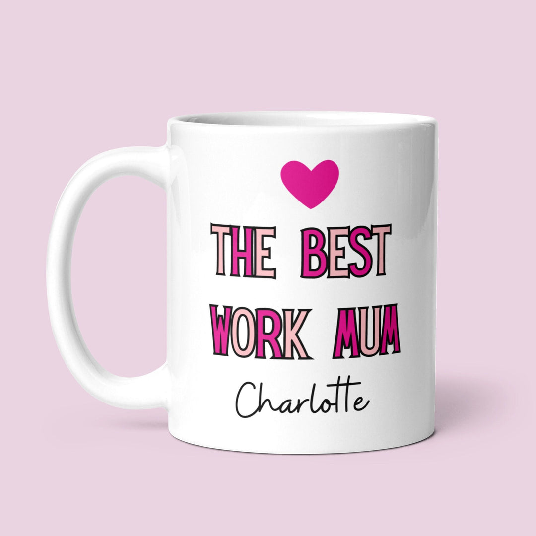 GIFT WRAPPED Best work mum personalised mug - Coworker friend gift - Gift for mum - Female boss appreciation gift - Mothers day present