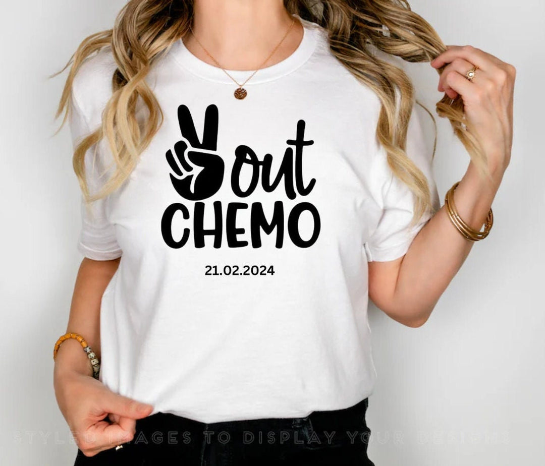 WARRIOR custom chemo tshirt - Last day of chemo celebration - End of chemo tshirt - Emotional support present - We beat cancer gift ideas