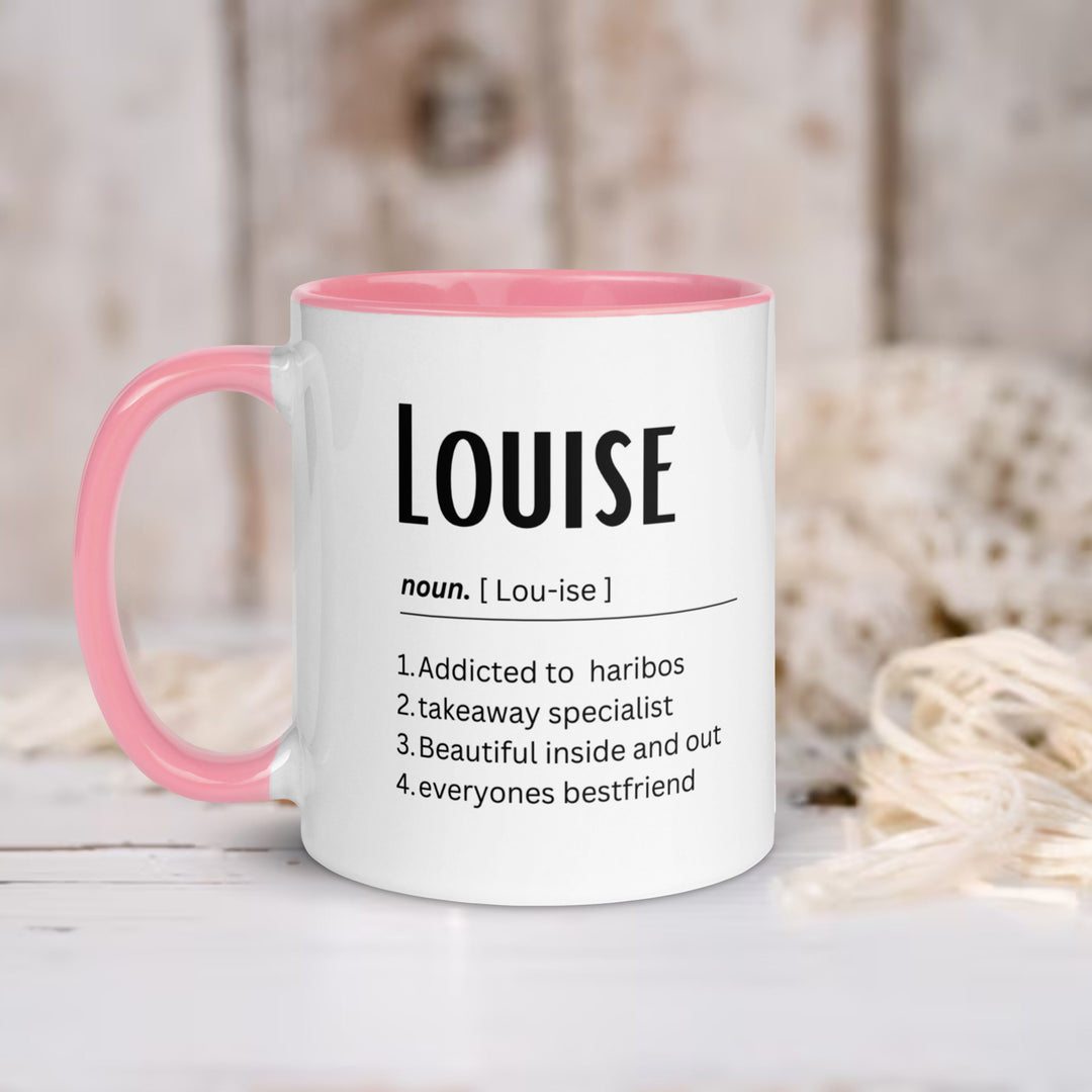 Personalised name dictionary definition mug - Gifts for colleague - Gift ideas for friend - Office humour present  - Leaving gift