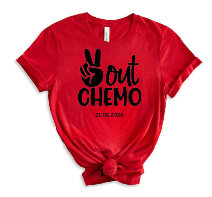 WARRIOR custom chemo tshirt - Last day of chemo celebration - End of chemo tshirt - Emotional support present - We beat cancer gift ideas