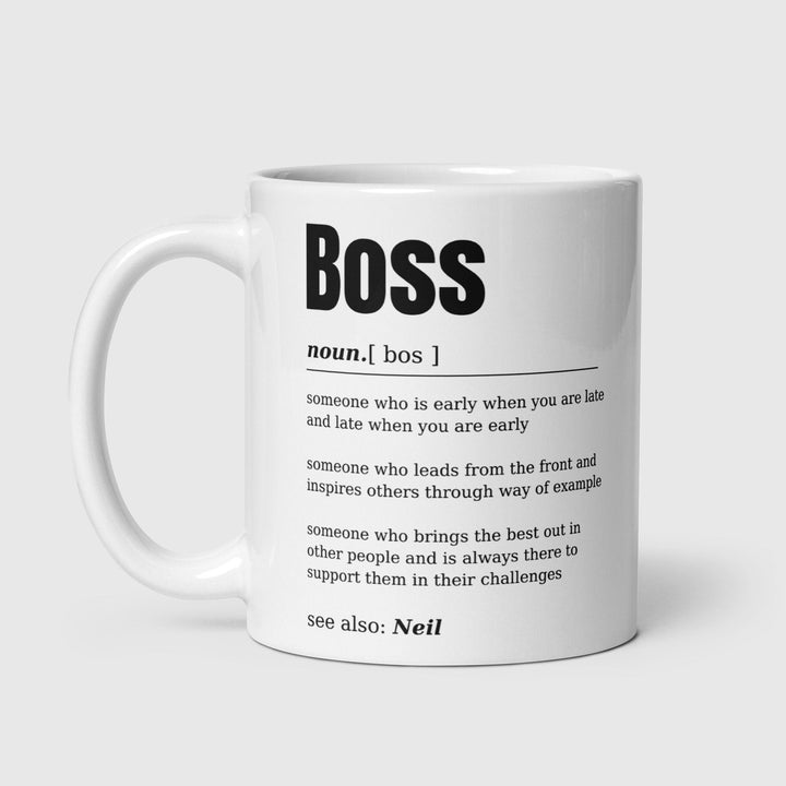 Personalised boss gift-Work gifts-Boss definition mug-Unique gifts-Gift for him-Gift for her-Gifts from employees-co-worker gifts-