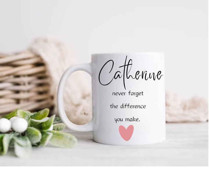 Gifts for a difference maker - Appreciation gift for her - Gifts for teacher - Thank you mentor -  Best friend keepsake - Leadership coach