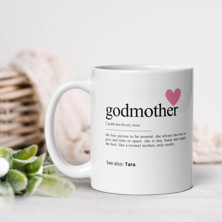Personalised Godmother definition mug-Godmother gift-Godmother mug-Godmother proposal-Godmother gifts-Godmother birthday gift-Gifts for her