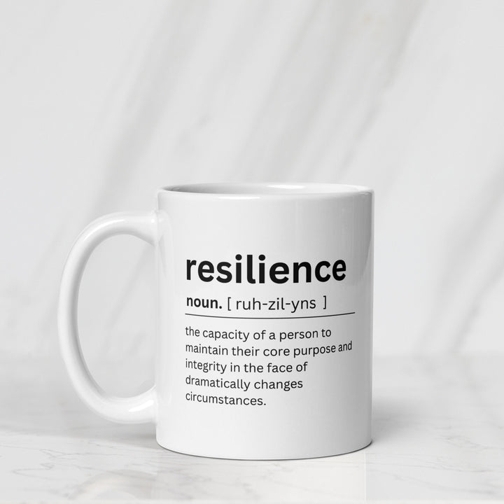 Reslience encouragement mug - Gift for encouragement - Self love qualities - Positive affirmations - I am resilient- Therapy mindset