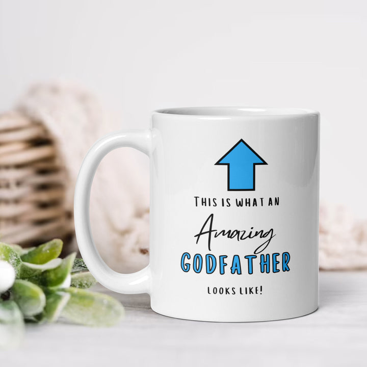 Thoughtful personalised godfather mug for any special occasion-Godparents mugs-Godmother mug-Godfather surprise proposal mug