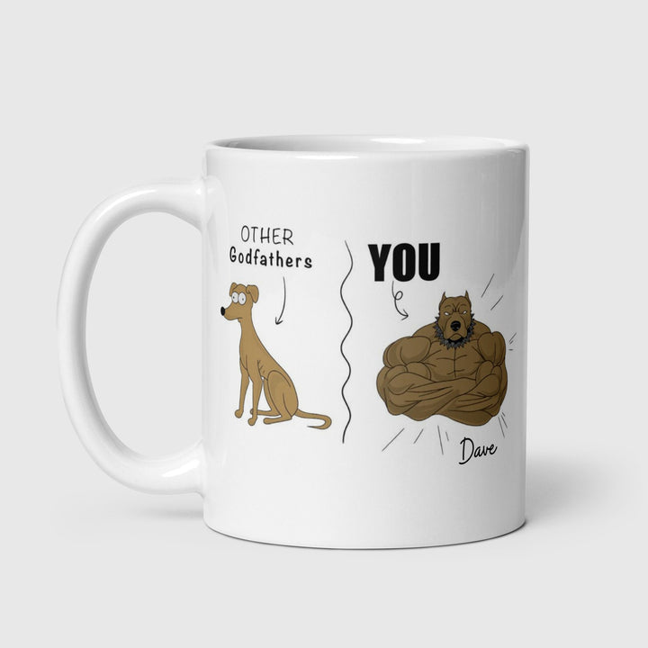 Funny personalised godfather mug for any special occasion-Godparents mugs-Unique gifts-Godfather surprise proposal mug-Special gifts