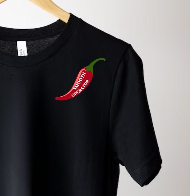 Smooth operator chilli tshirt - Formula one motorsport attire - Fan supporter clothing
