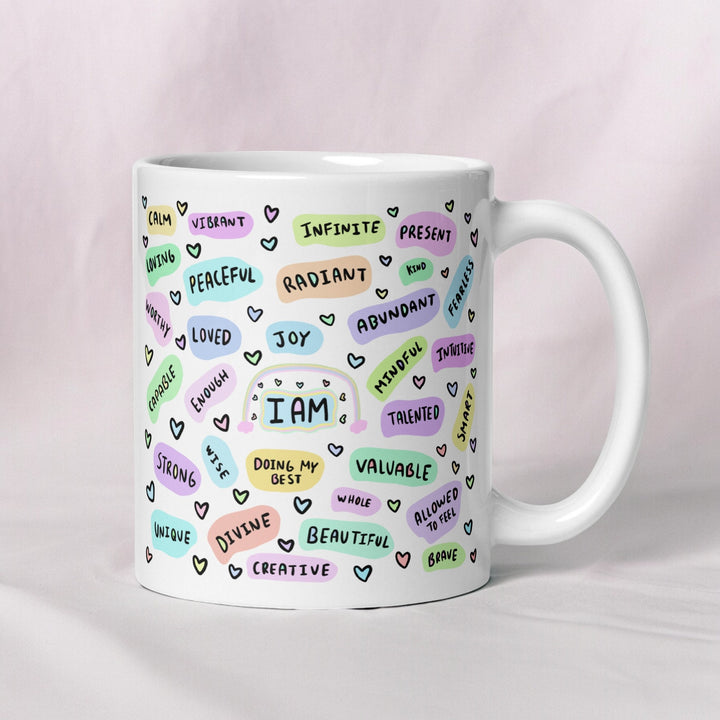 You are enough daily affirmation - Mental health breakdown cup - Mental health matters - Encouragement gift for best friend - ADHD support