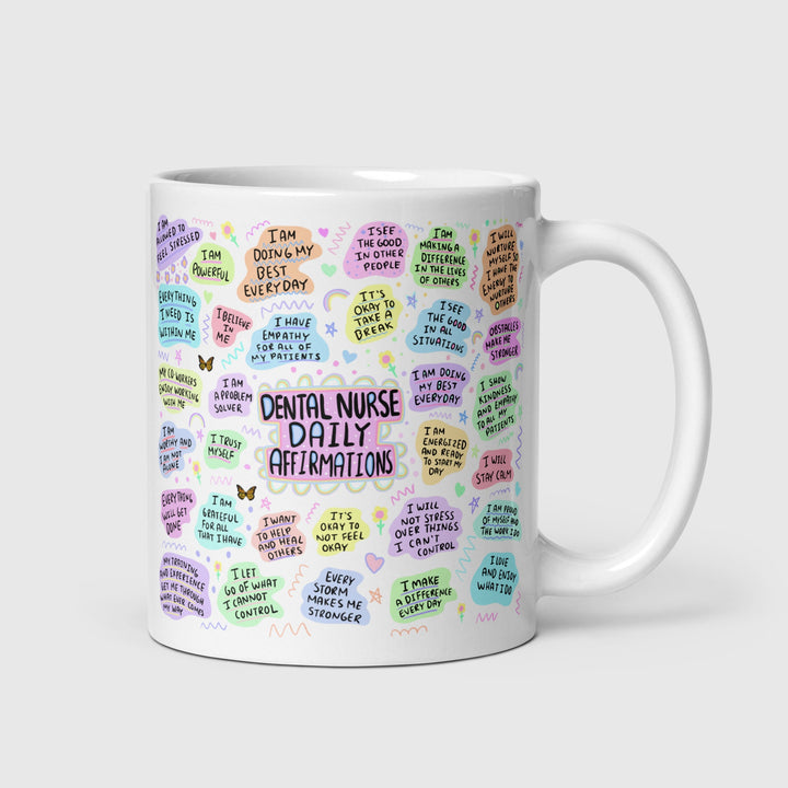 Dental nurse mug - Newly qualified dental nurse graduation gift - Mentor thank you gift  - Dental nurse daily affirmations - Cute present