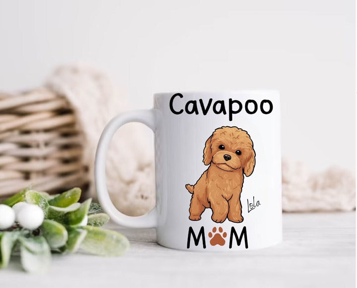 Personalised cavapoo mum mug - Gift for cavapoo owner - Cockapoo lover present - Dog birthday keepsake - Cute gifts for her - Office mug