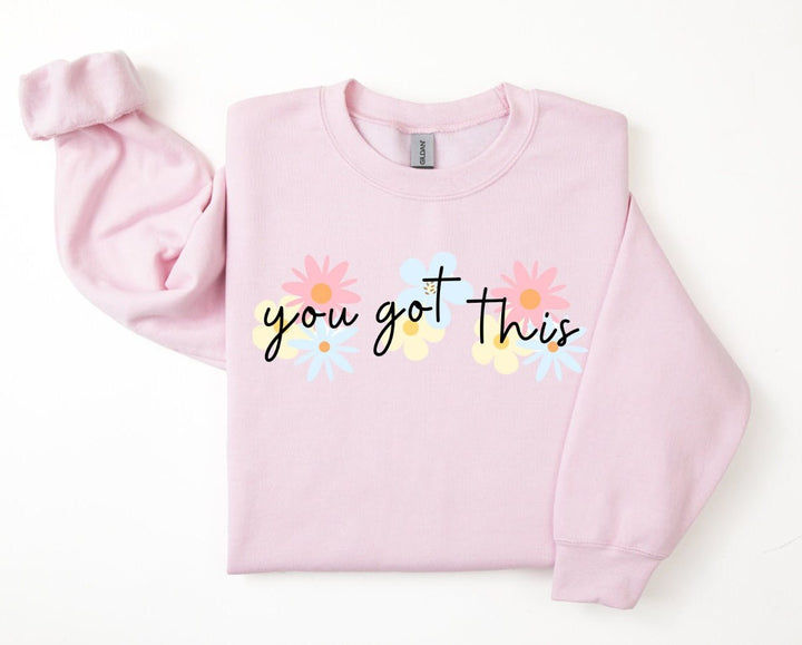 You got this floral sweatshirt for her - Super cute & unique -  Sweet encouragement sweater - Cosy weather clothing - Making memories
