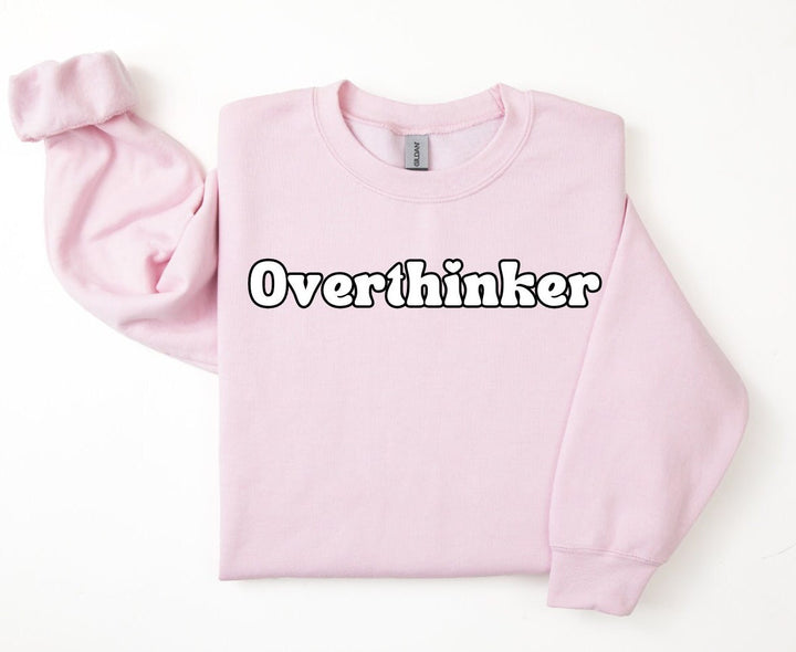 Trendy cute sweatshirt - Relatable anxiety sweater - Cute overthinker print - Comfort colours clothing - Cosy attire for her