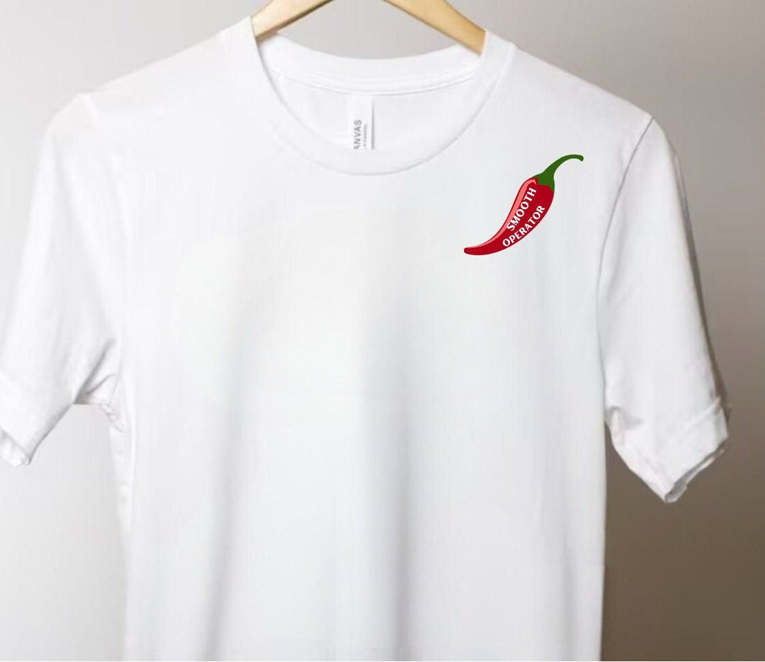 Smooth operator chilli tshirt - Formula one motorsport attire - Fan supporter clothing