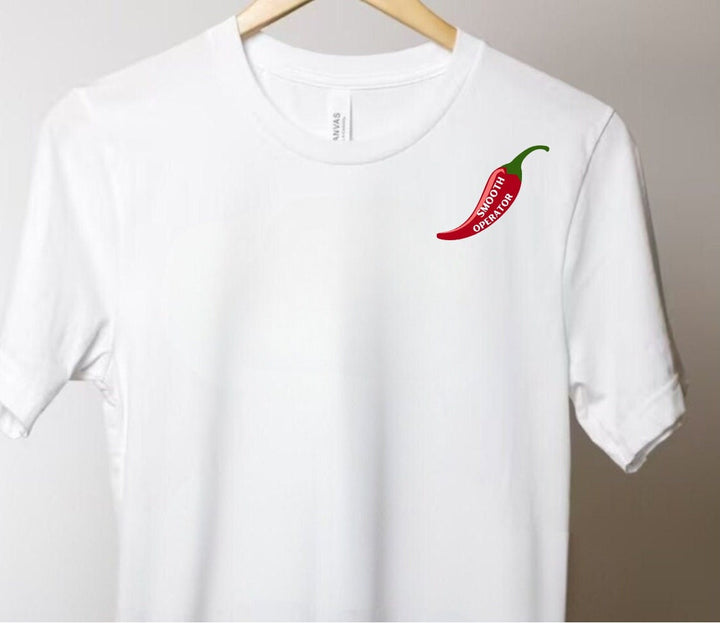 Smooth operator chilli tshirt - Formula one motorsport attire - Fan supporter clothing