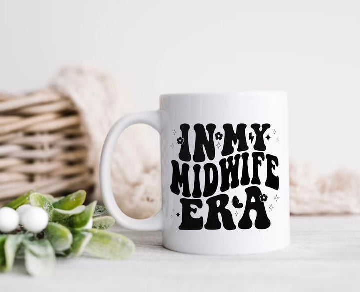 In my midwife era unique mug - Gift for midwife - Newly graduated midwife - Custom graduation present - Thank you appreciation keepsake -