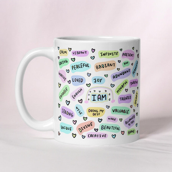 You are enough daily affirmation - Mental health breakdown cup - Mental health matters - Encouragement gift for best friend - ADHD support