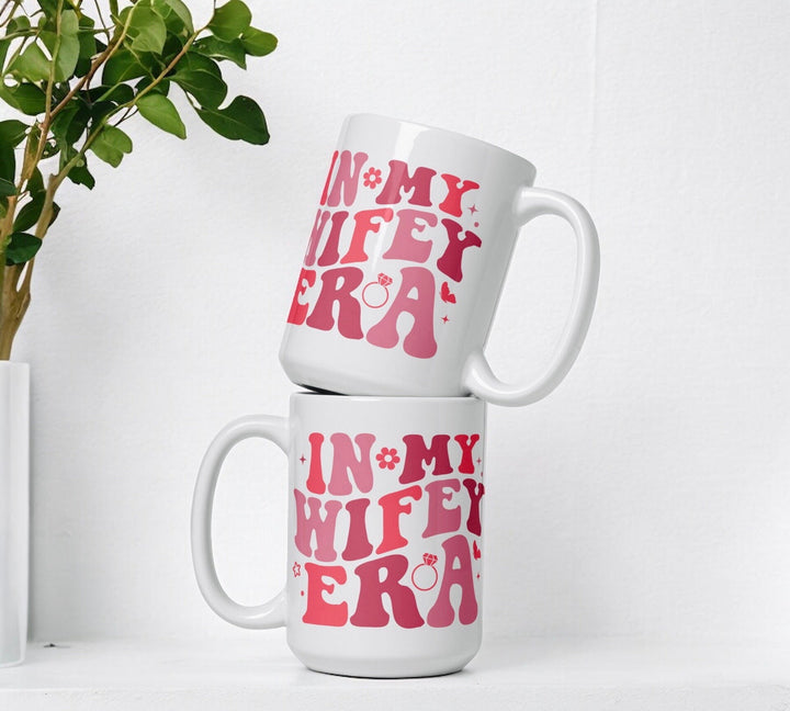In my wifey era mug - Cute wife gift - Bestfriends Bridal wedding shower - Newlywed mug present - Honeymoon gift - New bride