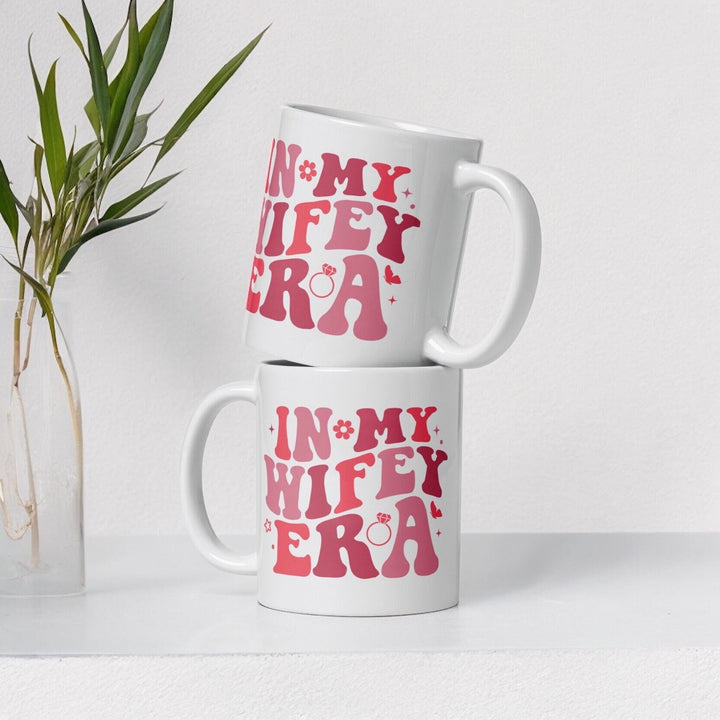 In my wifey era mug - Cute wife gift - Bestfriends Bridal wedding shower - Newlywed mug present - Honeymoon gift - New bride
