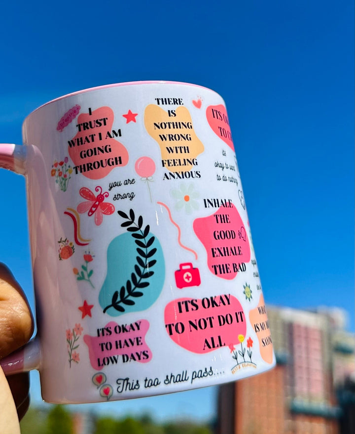 My Mental Breakdown mug - Mental health gifts - Positivity gift - Anxiety relief and support - Self love club - Empowering - Wellbeing gift