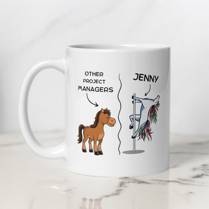 Personalised project manager gift - Project management office mug - Co worker PM - Office colleagues - New job promotion - Office boss gift