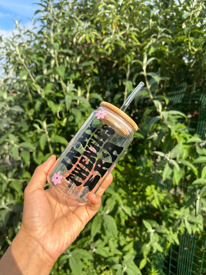 In my twenties era glass tumbler - 20th birthday gift -  21st Luxury daughters birthday present -  Best friend keepsake - Happy birthday